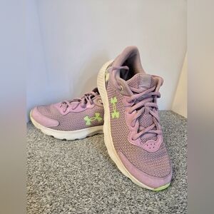 Under Armour Girls Purple Athletic Shoes